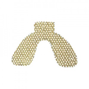 Решетка базисная золотистая с мелкими ячейками для нижней челюсти (2шт.), Wuhan