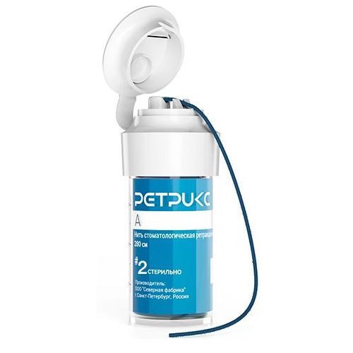 Нить ретракционная плетёная Ретрикс А (алюминий) №2, Северная Фабрика — фото товара