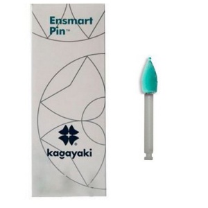 Полир Ensmart Pin пласт. ножка - конус зелёный средний силиконовый (10шт.), Kagayaki — фото товара