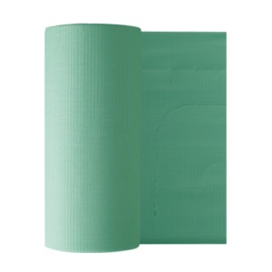 Бумажные фартуки Monoart в рулоне, зелёные (80 шт.), Euronda