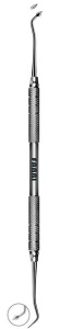 Инструмент для моделирования 1504-01 сталь ручка 6 мм, Fabri