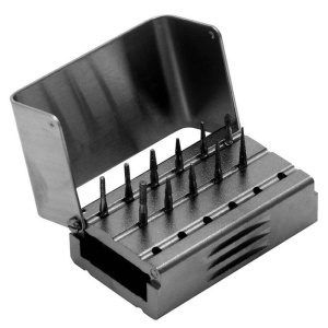 Подставка металлическая с крышкой для турбинных наконечников),тип FG Short, YDM — фото товара