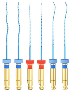 Машинные файлы Blue (3D-Files) 21мм ассорти №S30, F25, F30, никель-титан (6шт) 02/25-04/30, EuroFile — фото товара
