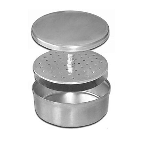 Лоток стоматологический с крышкой и укладкой для боров ЛСКБ-76х35, Медикон