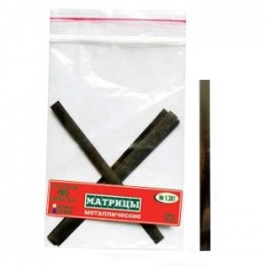 ТОР-1.381 Матрицы металлические 7мм*100мм 35мкм (12шт.), ТОР ВМ