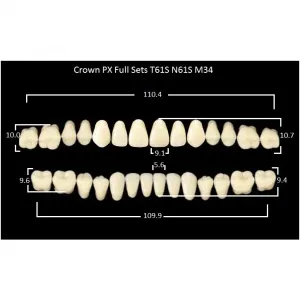 Crown PX/Efucera PX полный гарнитур фронт верх T61S, фронт низ N61S, боковые М34 (28шт.), Yamahachi