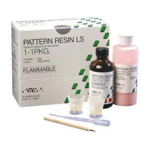 Pattern Resin LS - беззольная самотвердеющая моделировочная пластмасса (100гр.+105мл.), GC — GC, фото