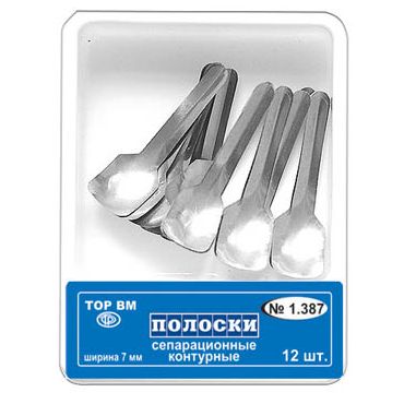 ТОР-1.387 Полоски сепарационные контурные 7мм (12шт.), ТОР ВМ — фото товара