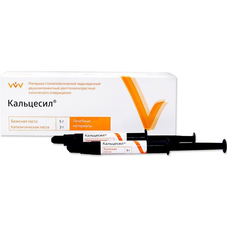 Кальцесил - двухкомпонентный рентгеноконтрастный (5гр.+3гр.), Владмива — фото товара