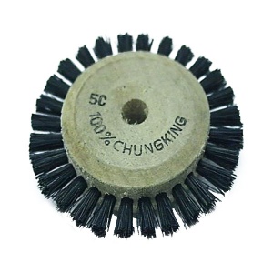 Щётка синтетическая жёсткая, 1 рядная редкий ворс, диаметр 51мм (1шт.), Songjiang sheshan