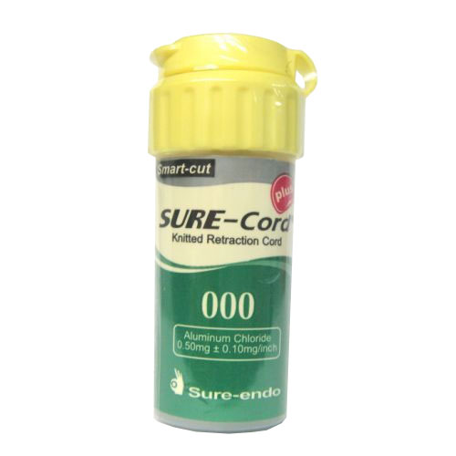 Нить ретракционная из микрофибры с пропиткой Sure Cord №000, Sure Endo — фото товара