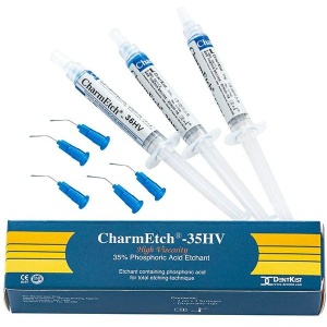 CharmEtch HV - протравочный гель 35% (3шпр.*3мл), DentKist