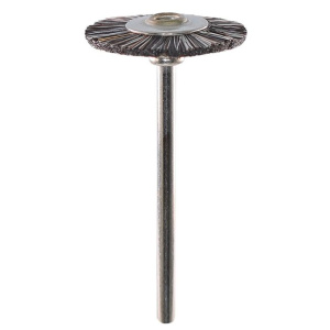 Щётка натуральная, серая, диаметр 18мм (1шт.), Songjiang sheshan — фото товара