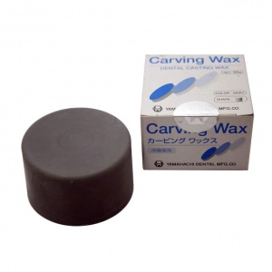 Воск моделировочный Carving Wax серый (50гр.), Yamahachi