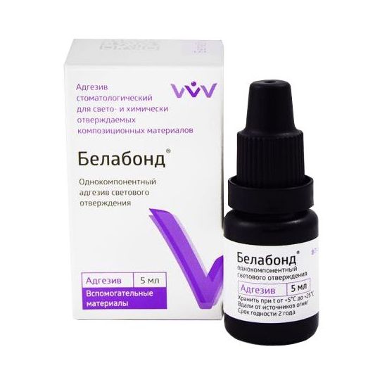 Белабонд - универсальный адгезив однокомпонентный светоотверждаемый (5мл.), Владмива — фото товара