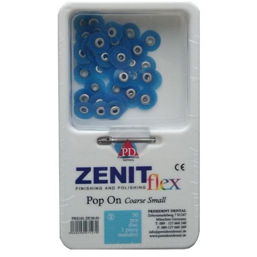 Диски Zenit flex Pop On - грубые, диаметр 10мм.(50шт.), President Dental 
