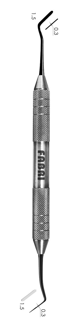 Гладилка тонкая 1351F Black, Fabri