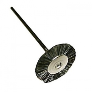 Щётка натуральная, серая, диаметр 18мм (1шт.), Songjiang sheshan