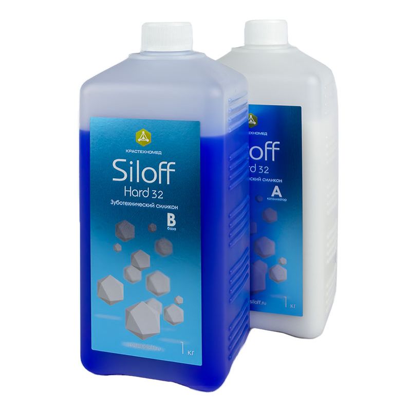 Siloff Hard 32 - силикон для дублирования (1кг+1кг), Siloff