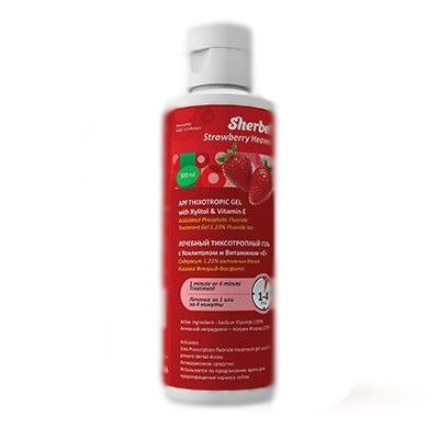 Sherbet APF 1,23% - гель для фторирования, вишнёвый пирог (500мл.) — фото товара