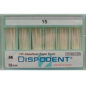 Абсорберы конус 06 №15 (100шт), Dispodent