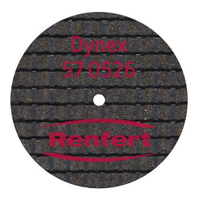 Диски отрезные армированные Dynex 26х0,5мм (20шт.), Renfert