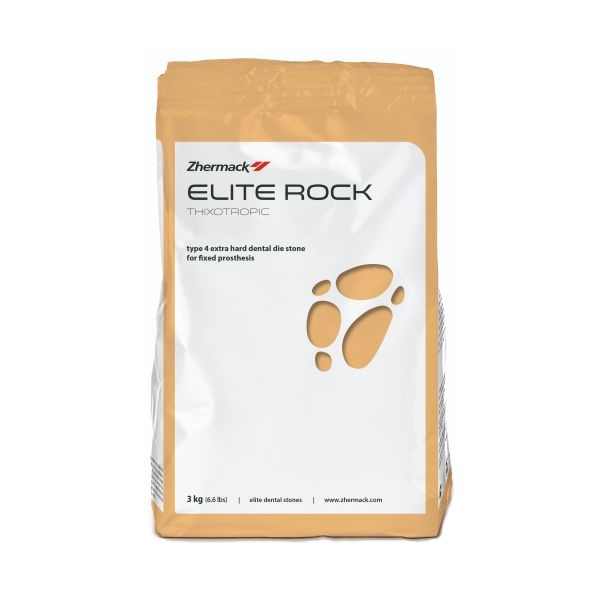 Elite Rock песочно-коричневый - сверхтвердый гипс 4 класса (3кг.), Zhermack