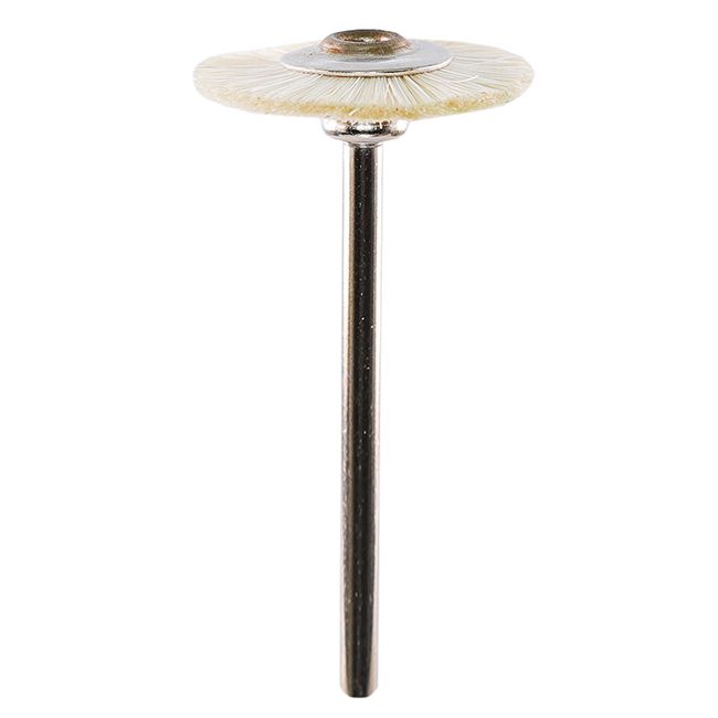 Щётка натуральная, белая, диаметр 18мм (1шт.), Songjiang sheshan — фото товара