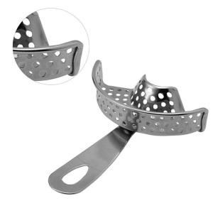 Ложка слепочная, перфорированная, фронтальная, полная по Фусуаяма, нижняя , YDM — фото товара