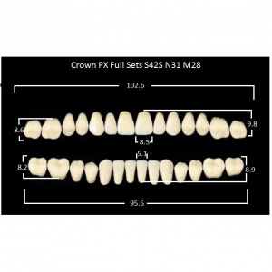 Crown PX/Efucera PX полный гарнитур фронт верх S42S, фронт низ N31, боковые М28 (28шт.), Yamahachi