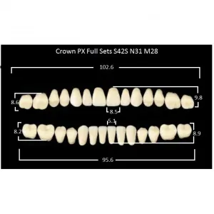 Crown PX/Efucera PX полный гарнитур фронт верх S42S, фронт низ N31, боковые М28 (28шт.), Yamahachi