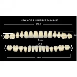Gloria New Ace полный гарнитур фронт верх S4, фронт низ L4, боковые М32 (28шт.), Yamahachi