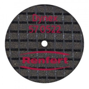 Диски отрезные армированные Dynex 22х0,5мм (20шт.), Renfert