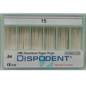 Абсорберы конус 04 №15 (100шт), Dispodent