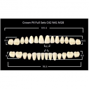Crown PX/Efucera PX полный гарнитур фронт верх C42, фронт низ N41, боковые М28 (28шт.), Yamahachi