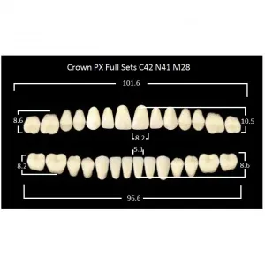 Crown PX/Efucera PX полный гарнитур фронт верх C42, фронт низ N41, боковые М28 (28шт.), Yamahachi