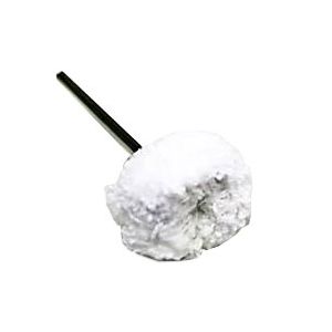 Фильц махровый, белый, диаметр 22мм (1шт.), Songjiang sheshan