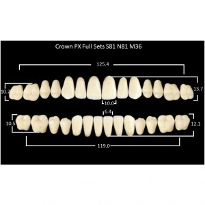 Crown PX/Efucera PX полный гарнитур фронт верх S81, фронт низ N81, боковые М36 (28шт.), Yamahachi