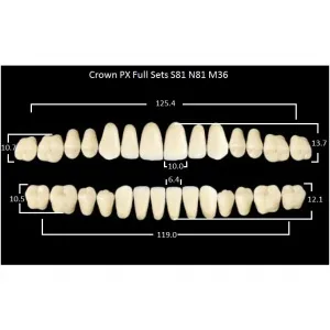 Crown PX/Efucera PX полный гарнитур фронт верх S81, фронт низ N81, боковые М36 (28шт.), Yamahachi
