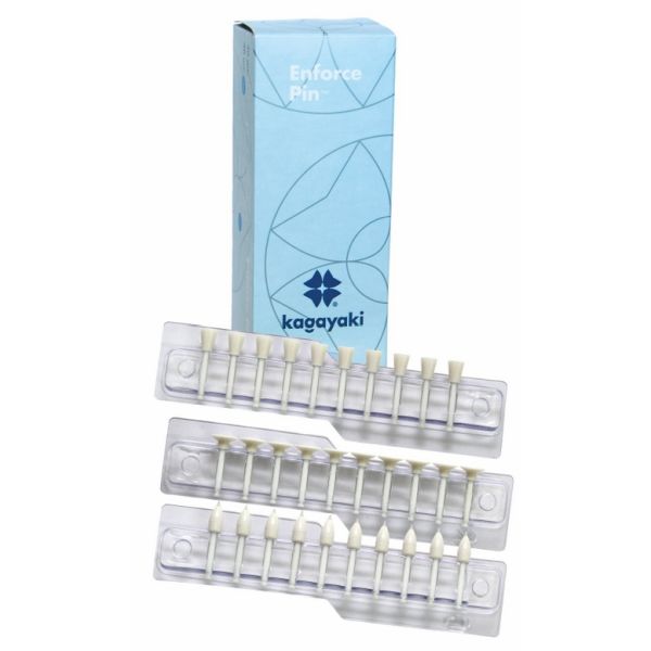 Полир Enforce Pin - ассорти белые грубые уретановые (30шт.), Kagayaki — фото товара