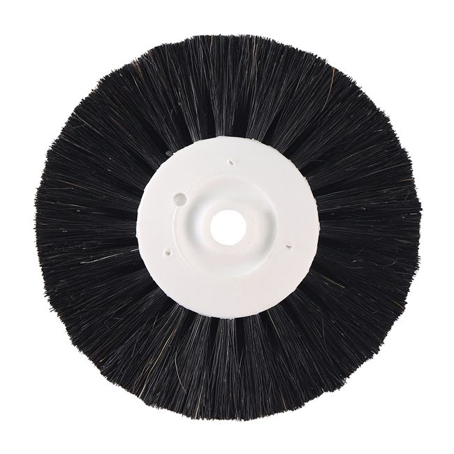 Щётка синтетическая жёсткая, 2-х рядная частый ворс, диаметр 72мм (1шт.), Songjiang sheshan — фото товара