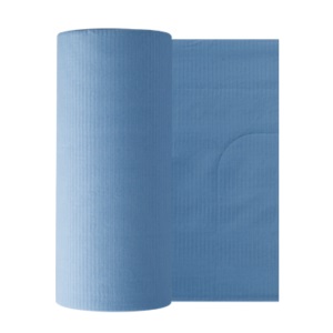 Бумажные фартуки Monoart в рулоне, голубые (80 шт.), Euronda