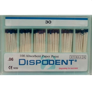 Абсорберы конус 06 №30 (100шт), Dispodent