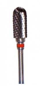 Фреза ТВС C060DM, цилиндр закругленный, 6мм, двойная насечка, мелкая абразивность — фото товара