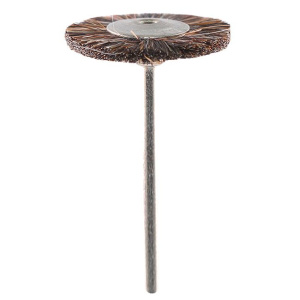 Щётка натуральная, коричневая, диаметр 25мм (1шт.), Songjiang sheshan — фото товара