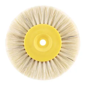 Щетка для шлифмотора пятислойная, диаметр 80мм, желтый пластик (1шт.), Songjiang sheshan — фото товара