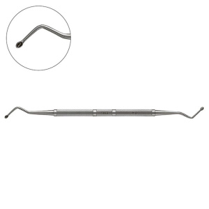 Ложка кюретажная изогнутая #2, YDM — фото товара