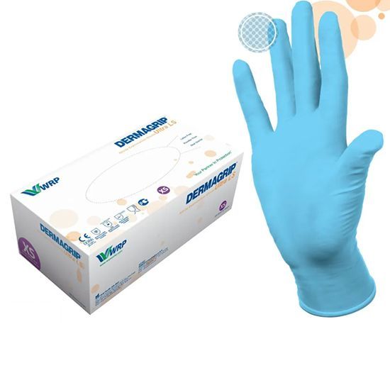Перчатки Dermagrip Ultra LS, размер L (8-9) нитриловые (200шт.), WRP Asia Pacific
