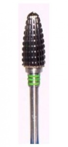 Фреза ТВС F060ST3F, конус закругленный, 6мм, прямая насечка, экстрамелкая абразивность — фото товара