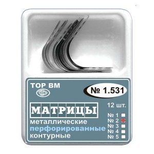 ТОР-1.531 (2) Матрицы контурные металлические перфорированные малые (12шт.), ТОР ВМ